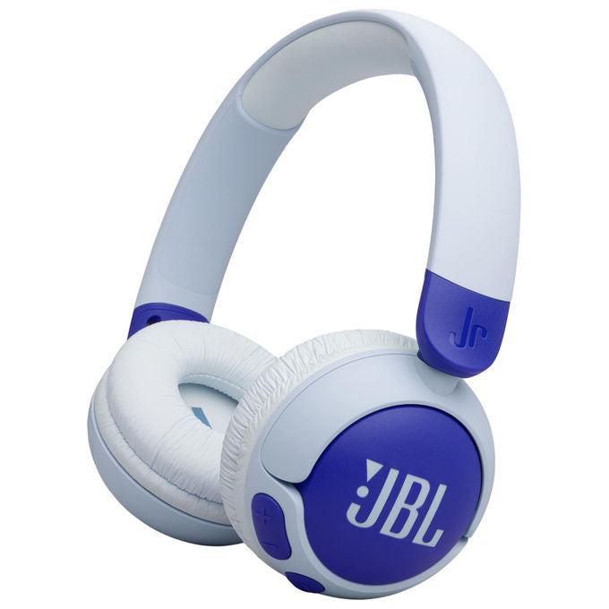 JBL JBLJR320BTBLU Junior 320BT Cuffie On Ear per Bambini Bluetooth 5.3 50 ore Microfono Integrato Safe Sound colore Blu