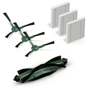 IRobot 100000046 Kit Ricambio Roomba Combo Essential 1 Spazzola Principale 3 Spazzole Laterali 3 Filtri HEPA colore Grigio