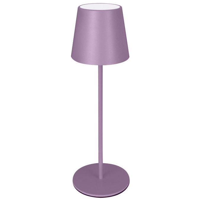 New Majestic 120451 LP Agata Nuances Lampada da Tavolo LED Touch 2W 200lm Batteria USB-C colore Lilla'