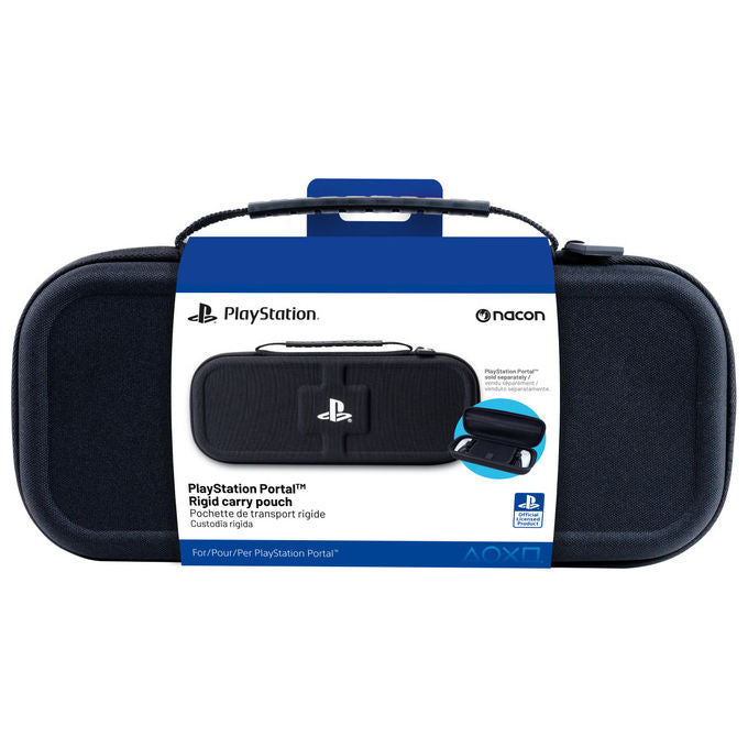 Nacon PSOFPORTPOUCH Borsa Rigida Ufficiale per PlayStation Portal Custodia Trasporto colore Nero