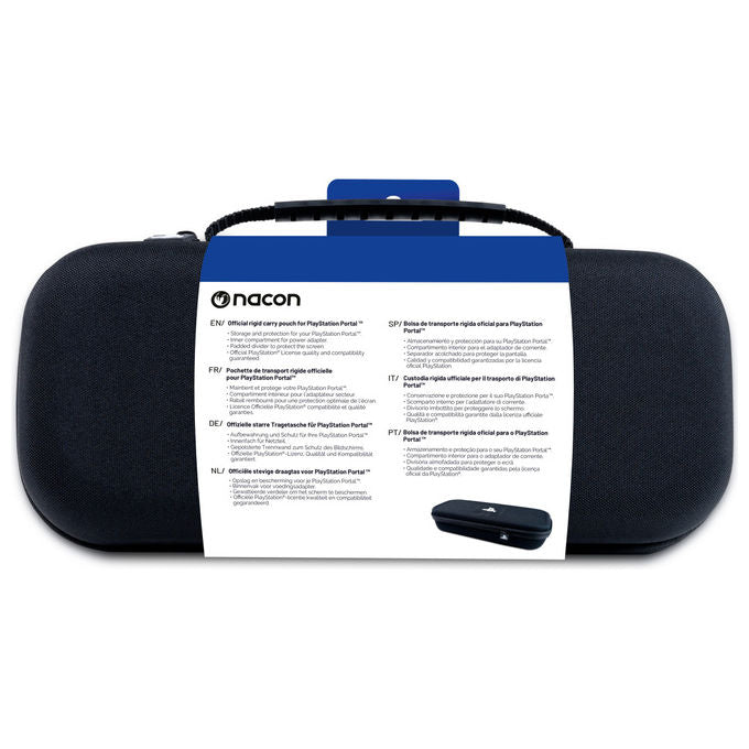 Nacon PSOFPORTPOUCH Borsa Rigida Ufficiale per PlayStation Portal Custodia Trasporto colore Nero