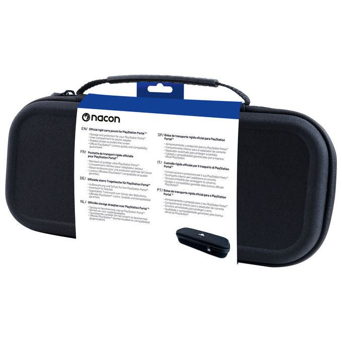 Nacon PSOFPORTPOUCH Borsa Rigida Ufficiale per PlayStation Portal Custodia Trasporto colore Nero