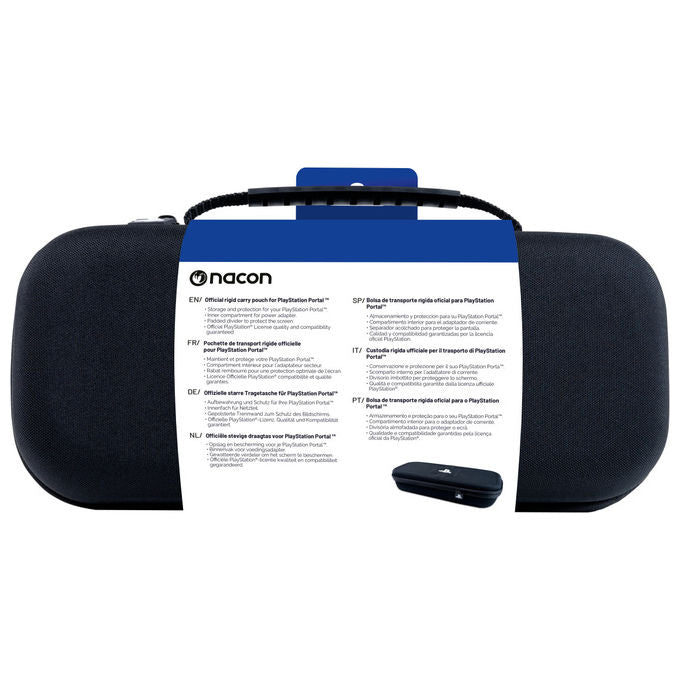 Nacon PSOFPORTPOUCH Borsa Rigida Ufficiale per PlayStation Portal Custodia Trasporto colore Nero