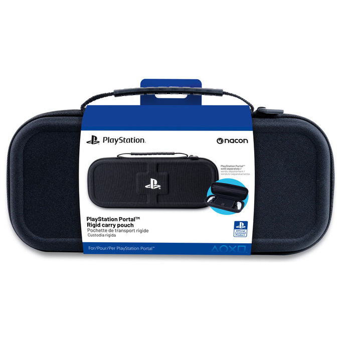 Nacon PSOFPORTPOUCH Borsa Rigida Ufficiale per PlayStation Portal Custodia Trasporto colore Nero