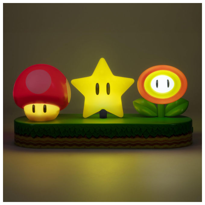 Paladone PP13742NN Super Mario Icons Light Lampada Decorativa 30 cm Multicolore