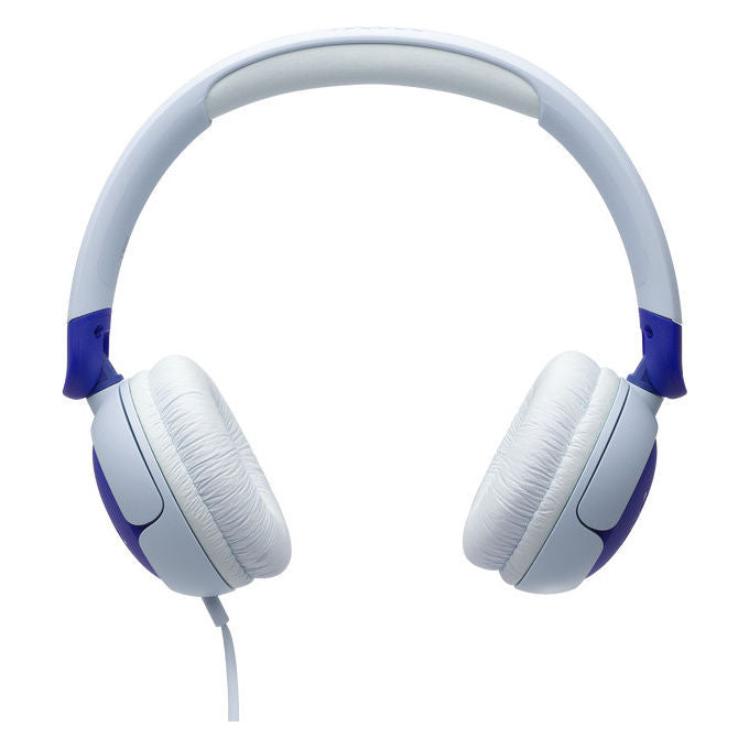 JBL JBLJR320BLU Junior 320 Cuffie On-Ear per Bambini Cablate Microfono Integrato Safe Sound 85 dB colore Blu