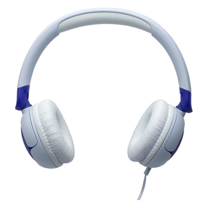 JBL JBLJR320BLU Junior 320 Cuffie On-Ear per Bambini Cablate Microfono Integrato Safe Sound 85 dB colore Blu
