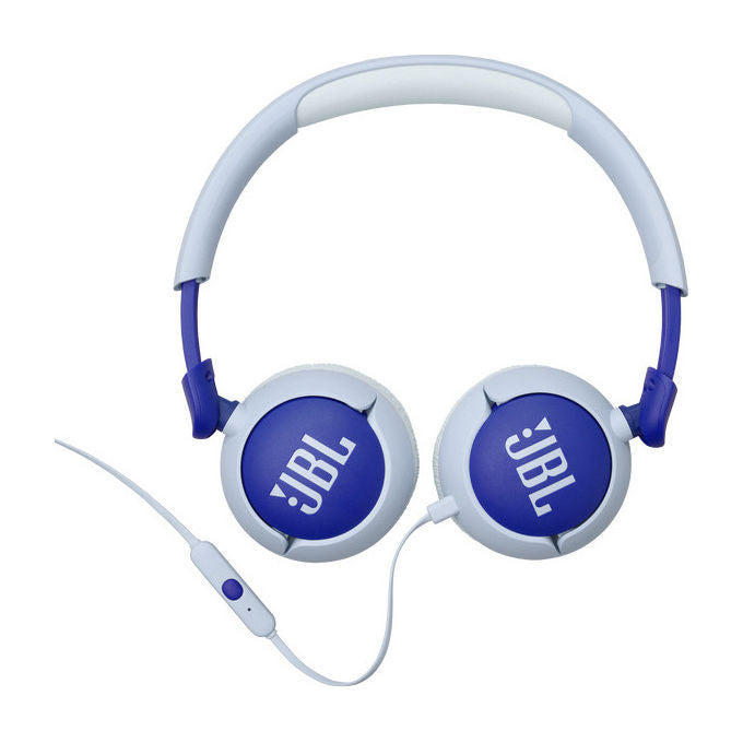 JBL JBLJR320BLU Junior 320 Cuffie On-Ear per Bambini Cablate Microfono Integrato Safe Sound 85 dB colore Blu