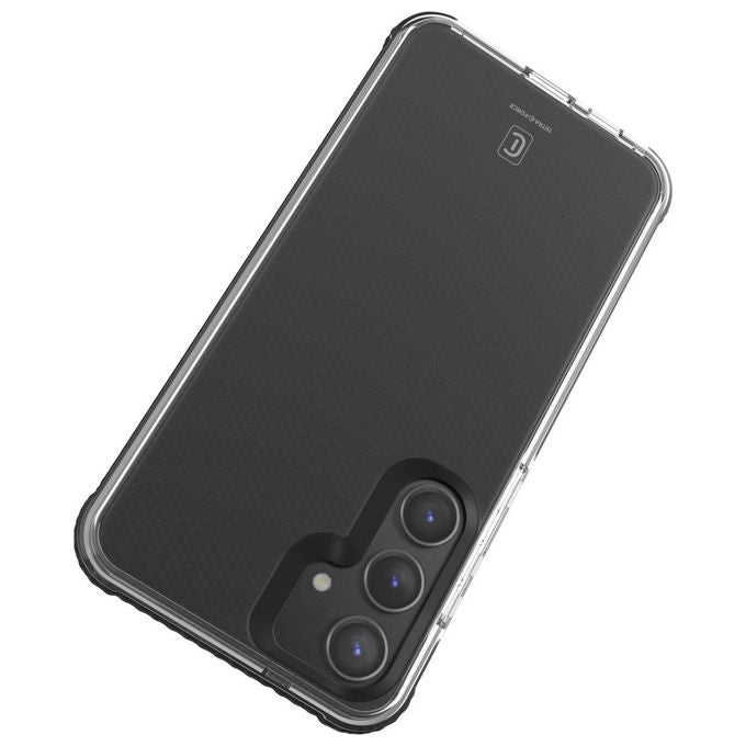 Cellularline TETRACGALS25UT Tetra Force Strong Guard Cover Samsung Galaxy S25 Ultra Antibatterica Resistente alle Cadute colore Nero