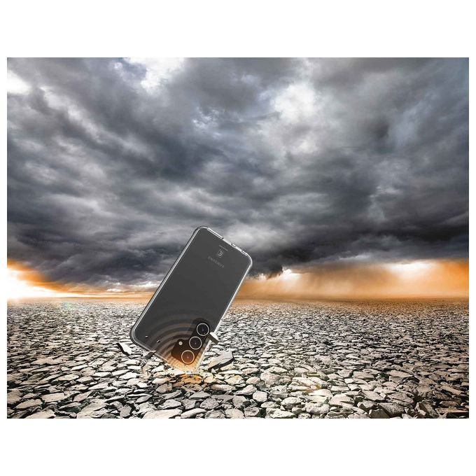 Cellularline TETRACGALS25UT Tetra Force Strong Guard Cover Samsung Galaxy S25 Ultra Antibatterica Resistente alle Cadute colore Nero
