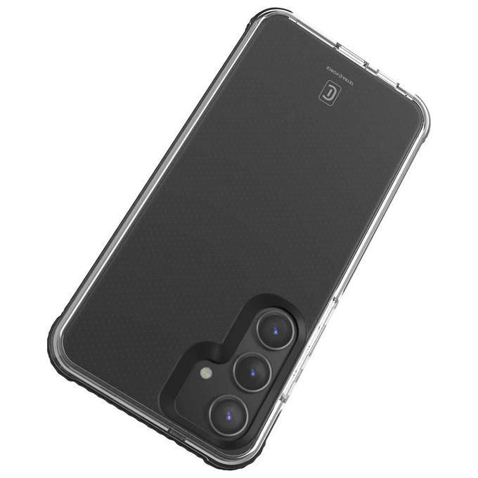 Cellularline TETRACGALS25UT Tetra Force Strong Guard Cover Samsung Galaxy S25 Ultra Antibatterica Resistente alle Cadute colore Nero
