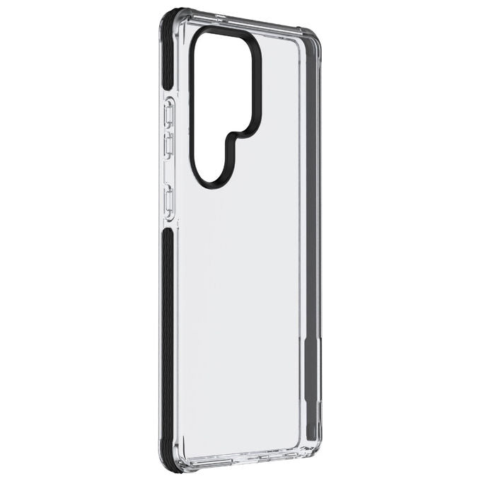 Cellularline TETRACGALS25UT Tetra Force Strong Guard Cover Samsung Galaxy S25 Ultra Antibatterica Resistente alle Cadute colore Nero