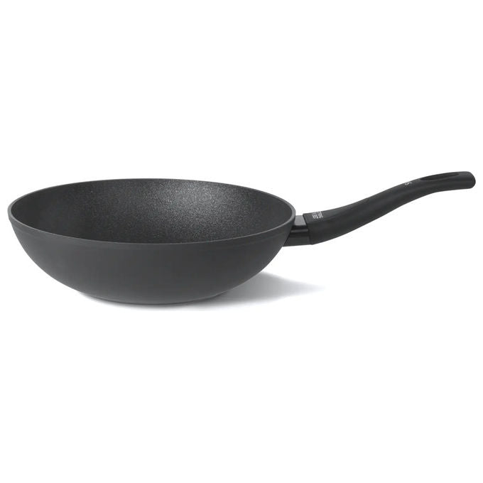 TVS TVS034 Virtus Induction Wok 28 cm Antiaderente R3SiSTEK Alluminio Compatibile Induzione colore Nero