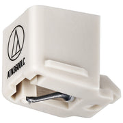 Audio-Technica ATN3600LC Puntina di Ricambio per Giradischi Stilo Conico 0,6 mil compatibile AT-LP60X AT-LP60 colore Bianco