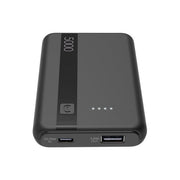 Cellularline PBENTRY5000K Power Bank 5000 mAh USB-C 1xUSB-A 1xUSB-C Output 12W Li-Ion LED colore Nero