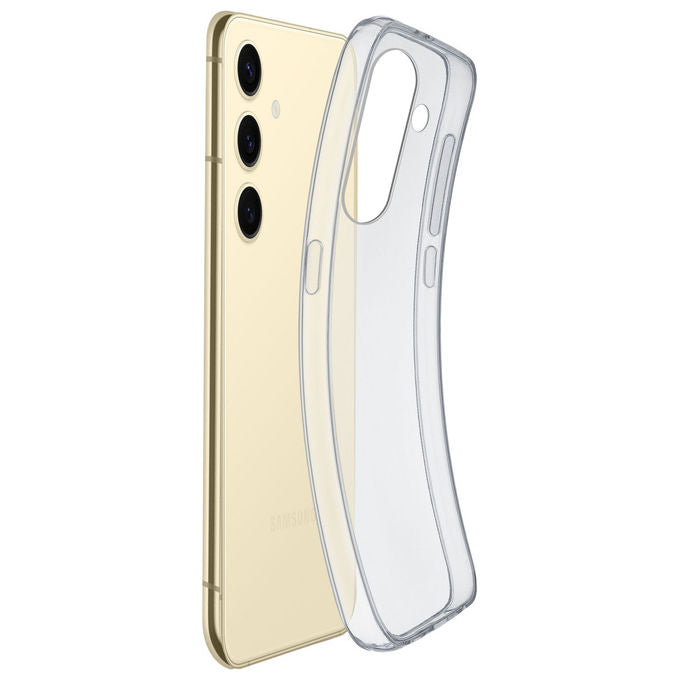 Cellularline FINECGALS25T Fine Cover Custodia Ultra Sottile per Samsung Galaxy S25 antiurto colore Trasparente