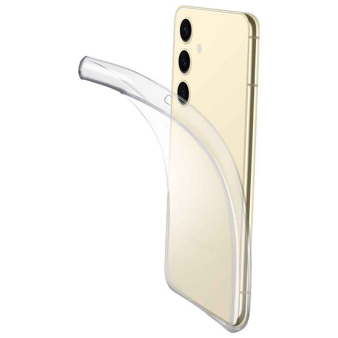Cellularline FINECGALS25T Fine Cover Custodia Ultra Sottile per Samsung Galaxy S25 antiurto colore Trasparente