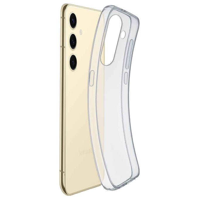 Cellularline FINECGALS25T Fine Cover Custodia Ultra Sottile per Samsung Galaxy S25 antiurto colore Trasparente