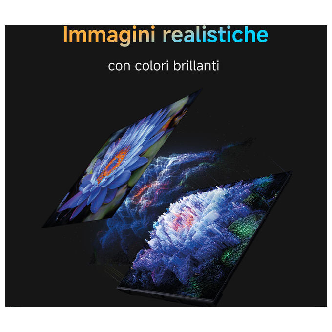 Xiaomi ELA5666EU TV S Mini LED 55'' 4K Ultra HD Smart Google TV 144Hz 1200 nit Dolby Vision Dolby Atmos colore Nero