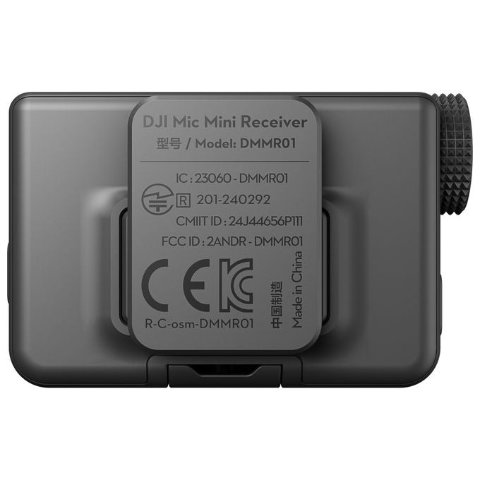 DJI CP.RN.00000433.01 Mic Mini Sistema Audio Wireless Omnidirezionale 2 TX 1 RX Bluetooth 400 m Custodia di Ricarica