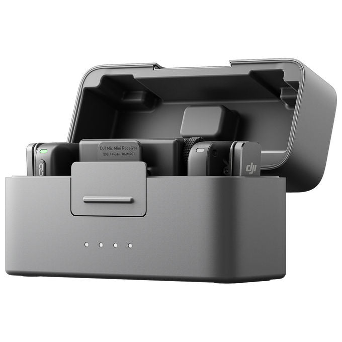 DJI CP.RN.00000433.01 Mic Mini Sistema Audio Wireless Omnidirezionale 2 TX 1 RX Bluetooth 400 m Custodia di Ricarica