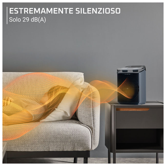 Rowenta SO6551 Intense Comfort Aqua Termoventilatore 2400 W IP21 3 modalita' copertura 40 m² colore Nero