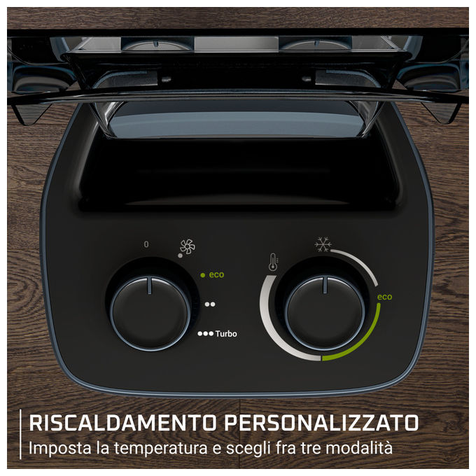 Rowenta SO6551 Intense Comfort Aqua Termoventilatore 2400 W IP21 3 modalita' copertura 40 m² colore Nero