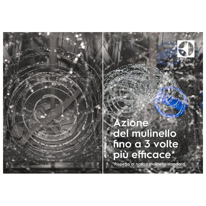 Electrolux EES68600L Serie 700 Lavastoviglie Incasso 14 coperti Classe A 43 dB AirDry SatelliteClean Inverter (82x60x56 cm) colore Nero