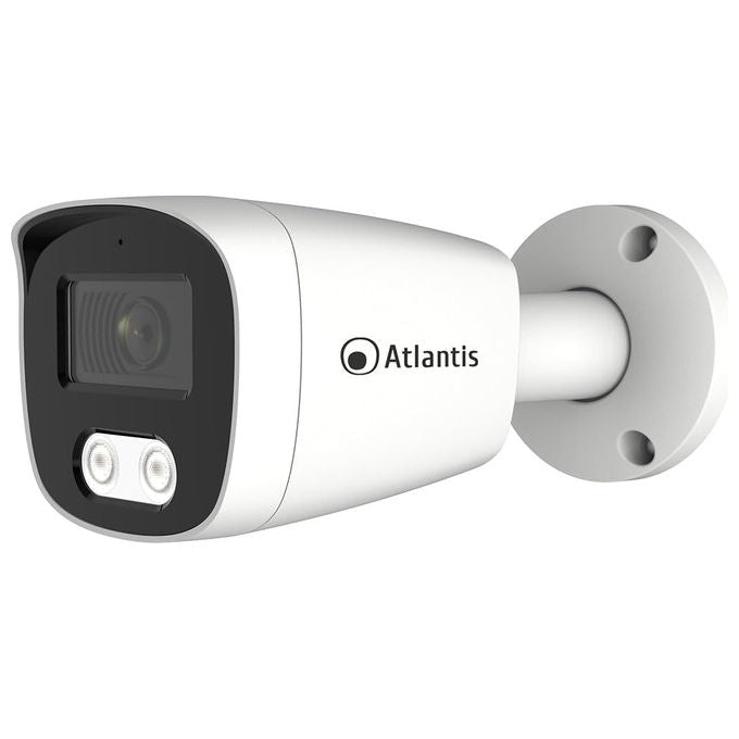 Atlantis Land A11-U827S-BP Ultraplex Videocamera IP Bullet 8MP 3840x2160 PoE IP67 IR 15m H.265 colore Bianco
