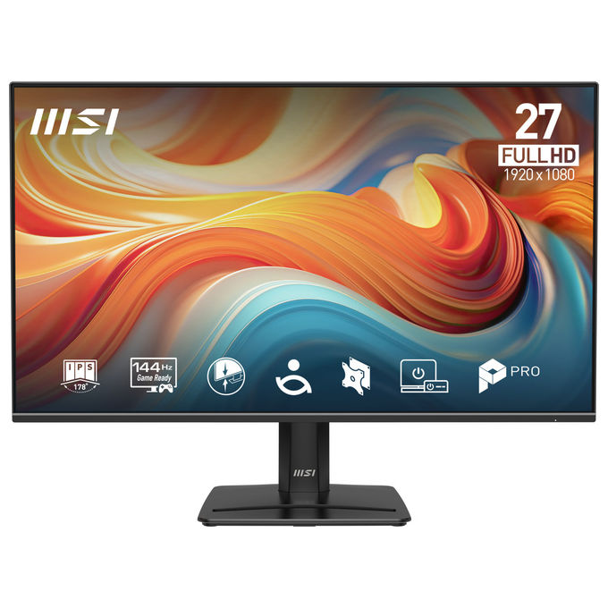 MSI PRO MP271 E14A Monitor 27'' IPS Full HD 1920x1080 144Hz 1ms AMD FreeSync HDR Speaker colore Nero