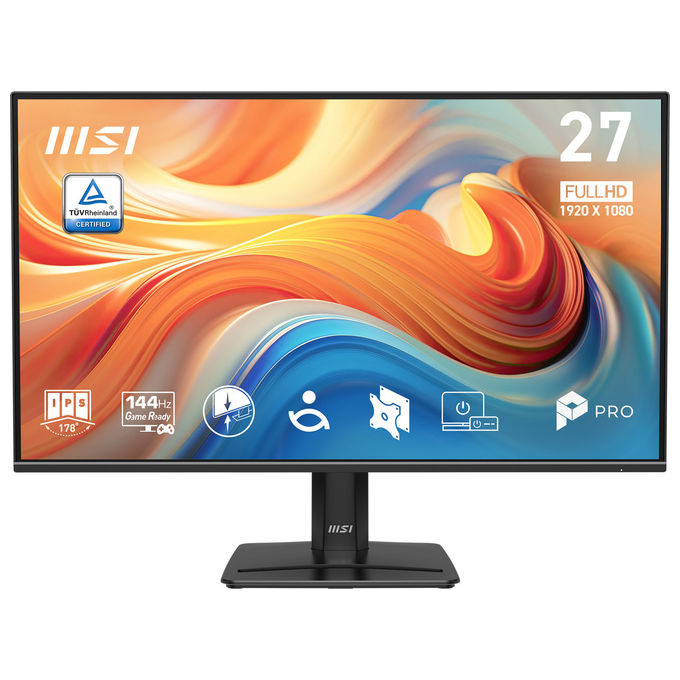 MSI PRO MP271 E14A Monitor 27'' IPS Full HD 1920x1080 144Hz 1ms AMD FreeSync HDR Speaker colore Nero