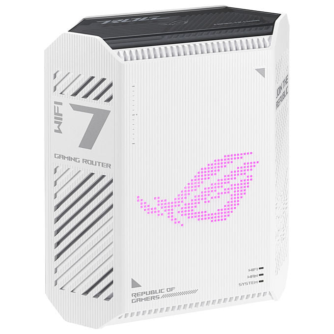 Asus GS-BE7200 ROG Strix Router Wi-Fi 7 Dual-band 2.4 GHz 5 GHz 7200 Mbit-s 4 porte LAN 2.5G WPA3 VPN colore Bianco Nero