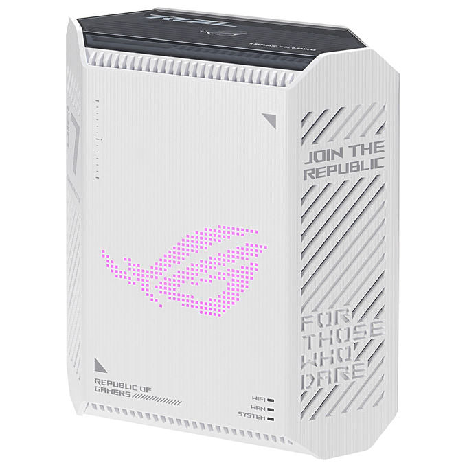 Asus GS-BE7200 ROG Strix Router Wi-Fi 7 Dual-band 2.4 GHz 5 GHz 7200 Mbit-s 4 porte LAN 2.5G WPA3 VPN colore Bianco Nero