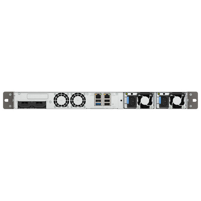 Qnap TS-H665U-RP-8G Sistema NAS Rack 1U 4+2 Bay 8 GB DDR5 RAID Hot-Swap QTS colore Nero