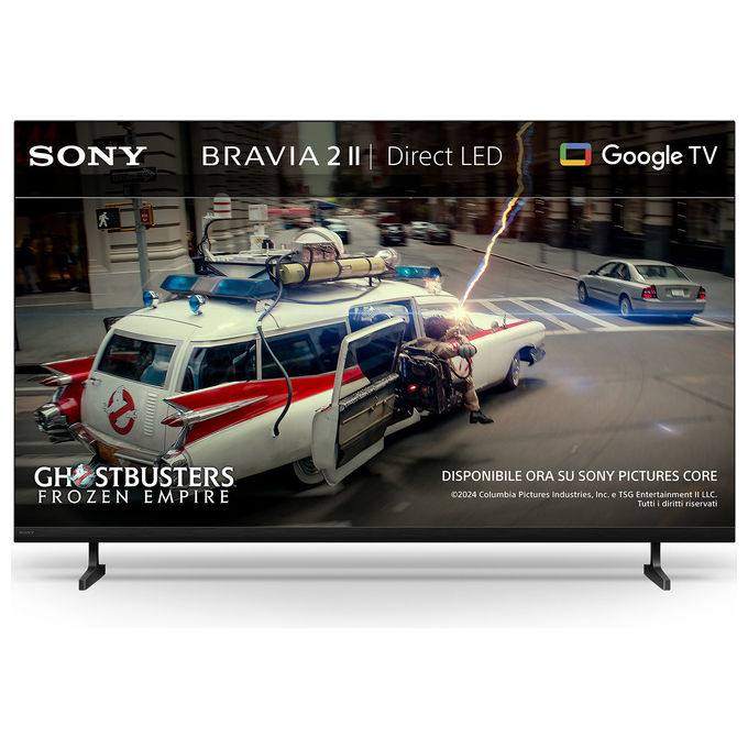 Sony K-50S25M2 BRAVIA 2 II Smart TV 50'' 4K Ultra HD LCD Direct-LED Google TV Dolby Atmos colore Nero