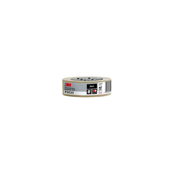 3M P3630 Scotch Nastro di mascheratura professionale 50 m 18 mm carta crepata colore Beige