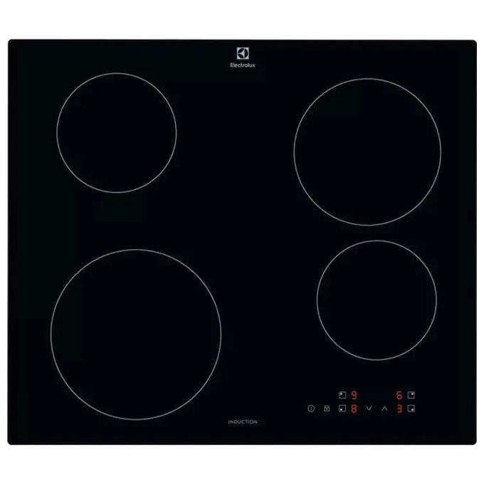 Electrolux EIB60424C Serie 300 Piano cottura a induzione 59 cm 4 zone TouchControl Booster 3000 W colore Nero