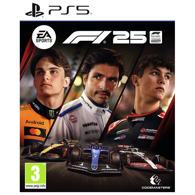 Electronic Arts ELA117978 F1 25 Videogioco PS5 Standard Formula 1 2025 Corse Sport Multigiocatore Online Offline PEGI 3