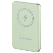 Verbatim 32246 Charge n Go Power Bank 10000 mAh Wireless MagSafe Quick Charge 3.0 USB-C 20W colore Verde