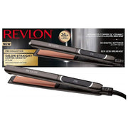 Revlon RVST2175E Pro Collection Salon Straight Piastra per capelli 30 impostazioni 235°C piastre rame ceramica 125 mm colore Nero