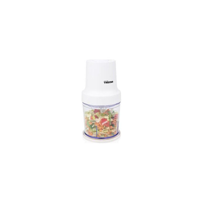 Tristar BL-4023 Tritatutto Elettrico 0.5 L 400 W 2 velocita' funzione Pulse lame acciaio inox colore Bianco