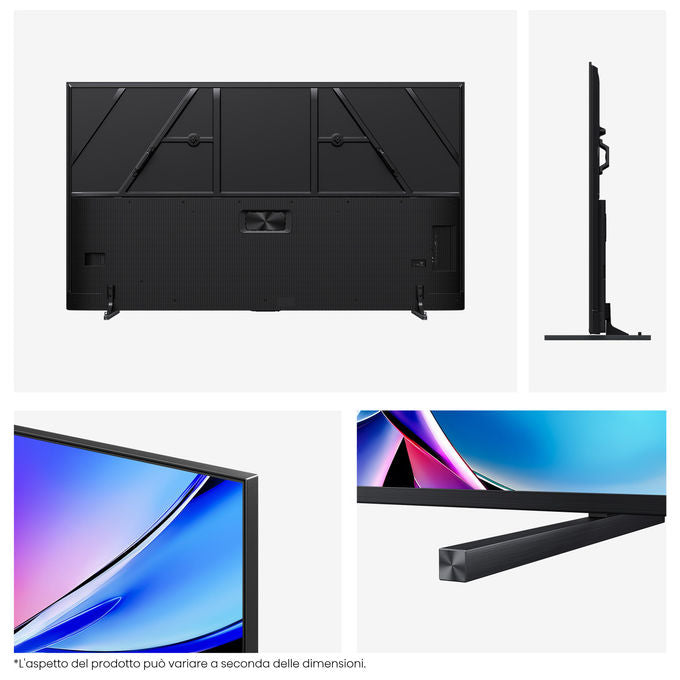 Hisense 100E7QPRO Smart TV QLED 100'' 4K Ultra HD 144Hz HDR Dolby Vision AMD FreeSync Premium VIDAA colore Nero