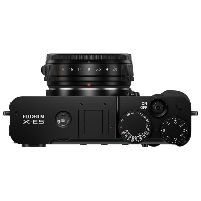 Fujifilm X-E5 KIT XF23MMF2.8 R WR Fotocamera Mirrorless APS-C 40,2 MP Sensore X-Trans CMOS 5 HR IBIS 7 Stop Video 6.2K colore Nero