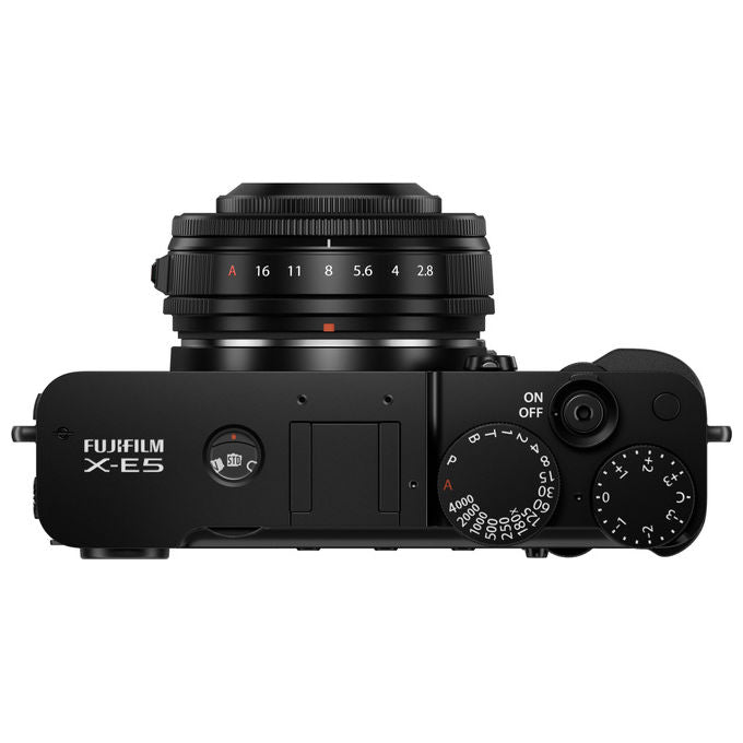 Fujifilm X-E5 KIT XF23MMF2.8 R WR Fotocamera Mirrorless APS-C 40,2 MP Sensore X-Trans CMOS 5 HR IBIS 7 Stop Video 6.2K colore Nero