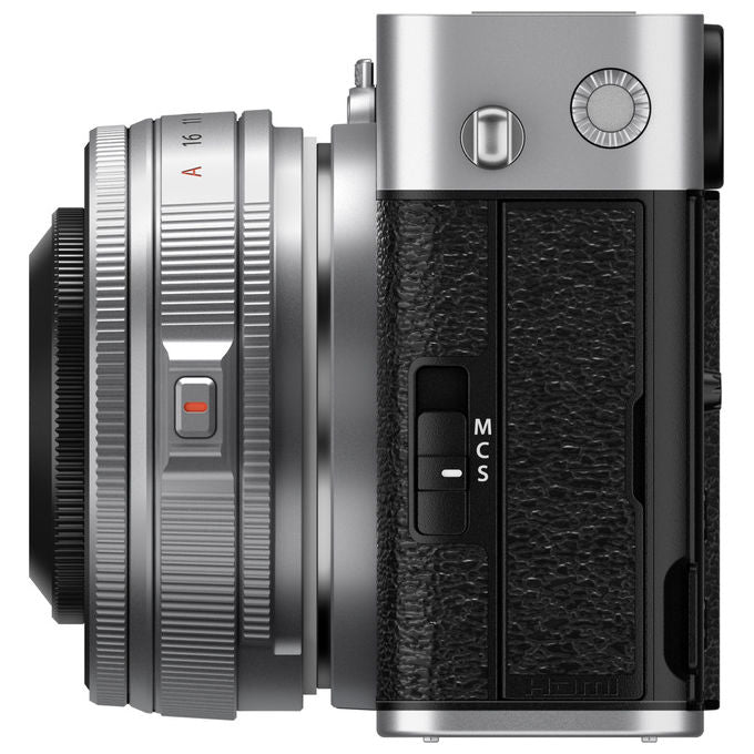Fujifilm X-E5 KIT XF23MMF2.8 R WR Fotocamera Mirrorless APS-C 40.2 MP Video 6.2K IBIS Wi-Fi Bluetooth colore Argento
