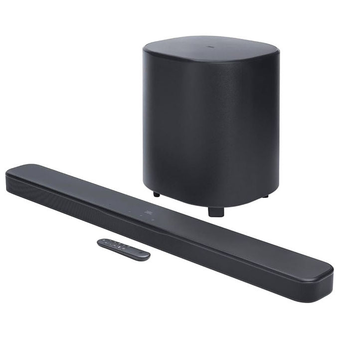 JBL JBLBAR500M2BLKEP Bar 500MK2 Soundbar 5.1 Canali 750W Dolby Atmos Subwoofer Wireless 10'' HDMI eARC Wi-Fi colore Nero