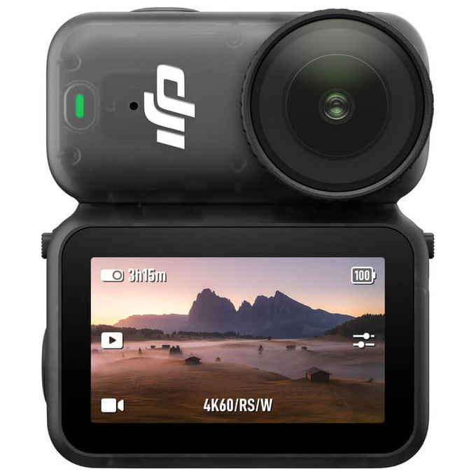 DJI OW001 Osmo Nano Action Cam 4K 60fps Sensore 1-1.3'' 128GB Wi-Fi Bluetooth Impermeabile 10m colore Nero