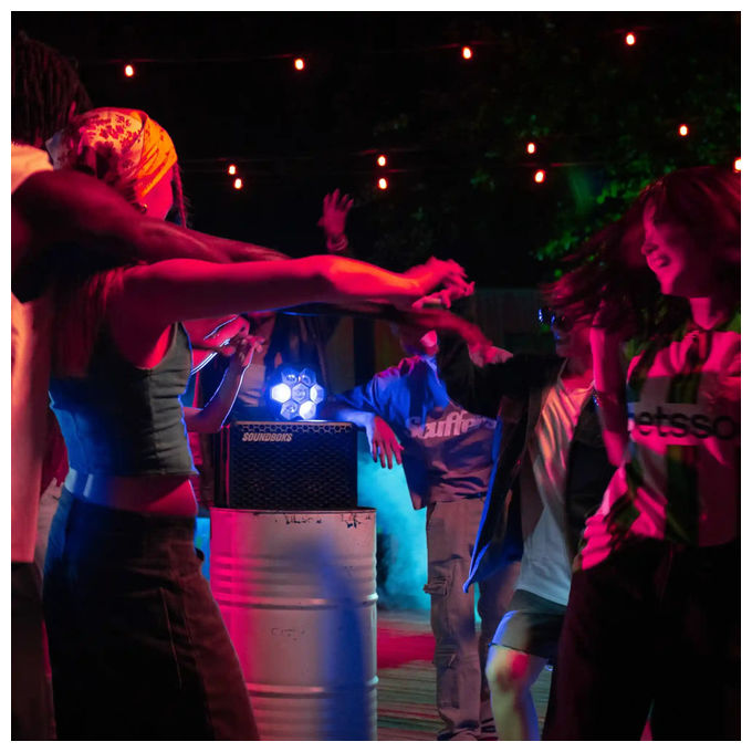 Soundboks LIGHTBOKS Faro da Discoteca LED RGBW 7x12W Bluetooth IP65 Batteria 13h colore Nero