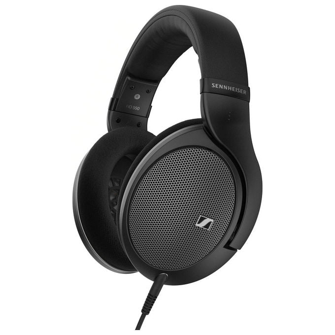 Sennheiser HD 550 Cuffie Over Ear Aperte Dinamiche 150 Ohm 6 Hz 39.5 kHz THD 0.2% cavo 1.8 m colore Nero
