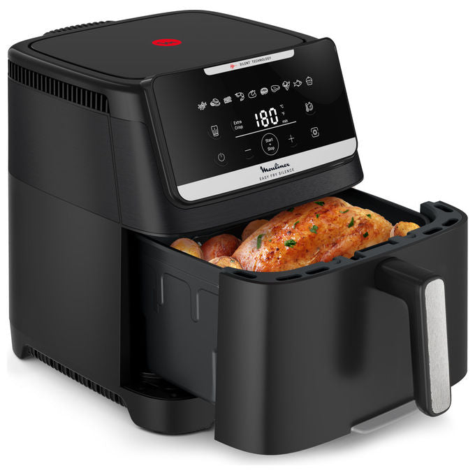 Moulinex EZ8428F0 Easy Fry Silence Friggitrice ad aria 7 L 1800 W 10 Programmi Display Touch colore Nero
